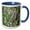 Blue/White, variant on 3drose, Pretty Lavendar Flowers, 15oz Mug