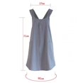 thumbnail image 2 of Solid Color 2 Pockets Kitchen Accessories For Cooking Baking Cleaning Gardening Womens Bib Aprons Burp Cloths Cooking Clothes GREY, 2 of 8