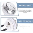 thumbnail image 4 of Dual flush handle toilet flush button round cover button replacement parts, 4 of 11