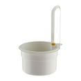 thumbnail image 1 of Colador de esquina para fregadero, cesta multifunción para lavar frutas y restos de cocina. blanco, 1 of 9