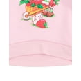 thumbnail image 4 of Strawberry Shortcake Fleece Pullover Sweatshirt with Faux Fur Sleeves Toddler to Big Kid, 4 of 5