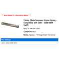 thumbnail image 2 of Timing Chain Tensioner Piston Spring - Compatible with 2001 - 2006 BMW 330Ci 2002 2003 2004 2005, 2 of 2