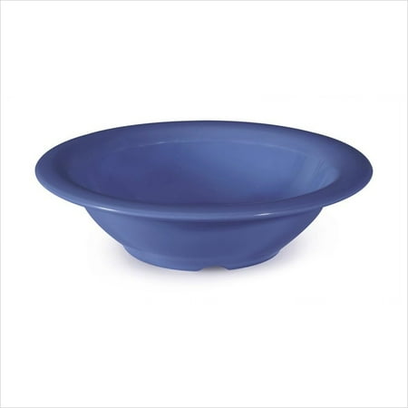 

Diamond Mardi Gras 12 oz 7.25 x 1.75 Bowl Peacock Blue Melamine Pack of 3