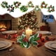 thumbnail image 1 of Candle Aromatherapy Holders Red Fruit Wreath Christmas Desk Arrangement, Red Fruit Wreath Candle Holders, Aromatherapy Candle Holders, Festive Desktop Decor, Home Aromatherapy Supplies, Unique Gift, 1 of 7