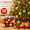 Red Gold, variant on VETPW 50 PCS Christmas Ball Ornaments, Red and Gold Hanging Baubles Set with 6cm 4cm 3cm Balls, Mixed Matte Shiny Glitter Striped Designs for Christmas Tree Holiday Party Home Seasonal Decor