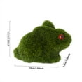 thumbnail image 3 of Binwennn Metal Mattress Frame Garden Rabbit Statue Bed Frames Full Rabbit Flocking Rabbit Figurine Rabbit Statue Miniature Animal Easter Bunny Model Miniature （A）, 3 of 7