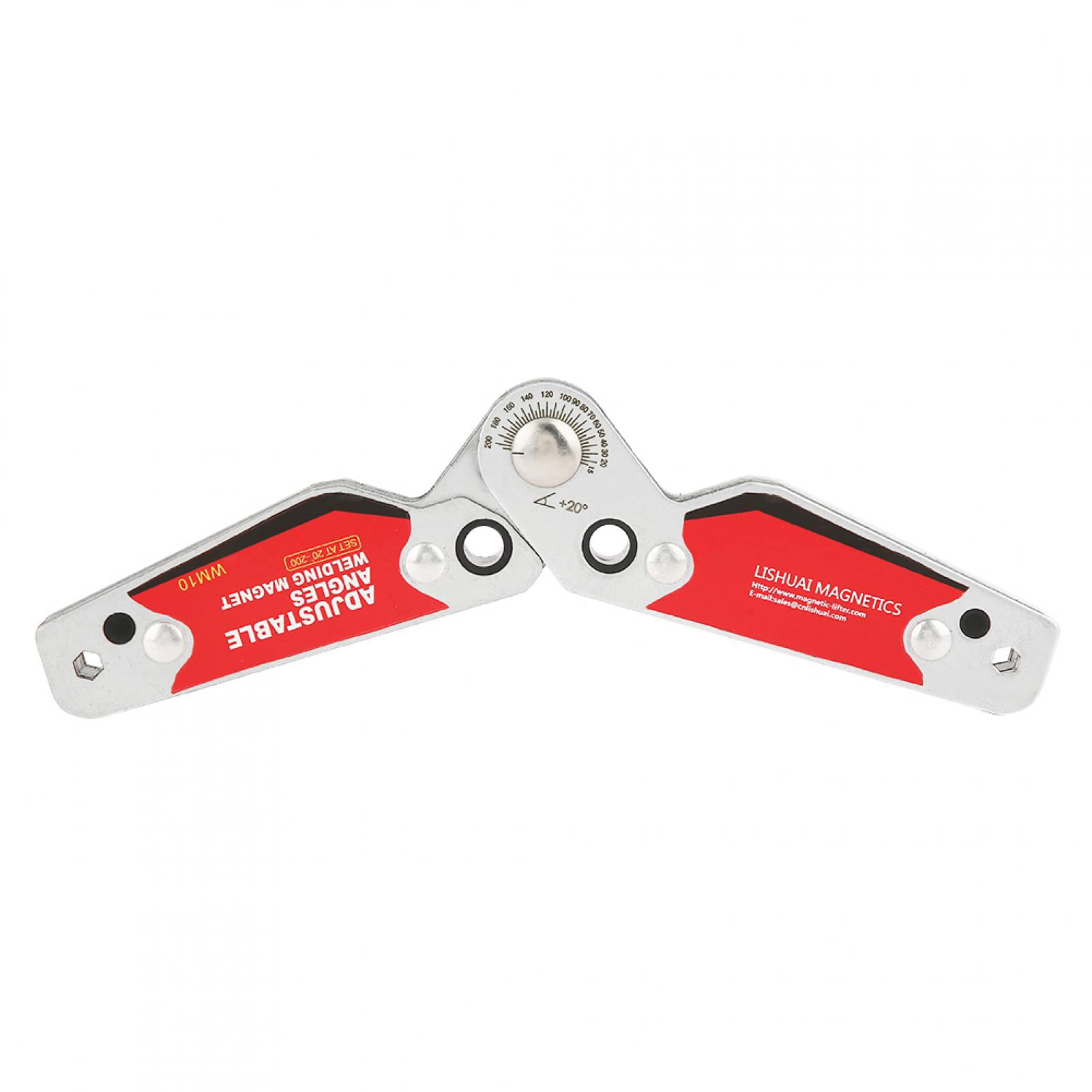 Adjustable Angles 20°-200° Welding Magnets Angle Clamp Finder Positioner Locator Tools with Hex Wrench Shanbor Magnetic Welding Holder 