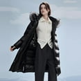 thumbnail image 6 of Women's winter padded goose down jacket, plus size long down jacket parka women's hooded, thickened, 6 of 7
