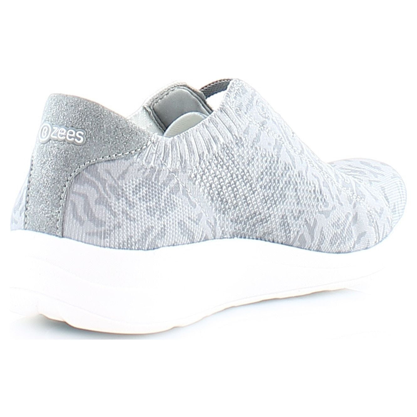 BZees Women's, Golden Knit Sneaker 7.5, Grey - Walmart.com