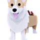 thumbnail image 2 of Maceta Bulldog Corgi De Jardín Maceta de perro ensamblable, jarrón acrílico Corgi Shiba Inu, macetas, adorno de decoración del hogar, 2 of 6