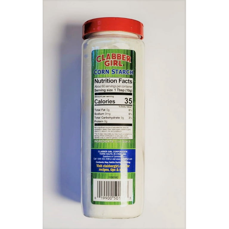 Clabber Girl Corn Starch (21 Ounce) - Walmart.com