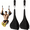Black, variant on Hanging Ab Straps, for Pull Up Bar Core Training Leg Raises Home Gym Exercise Equipment, Black