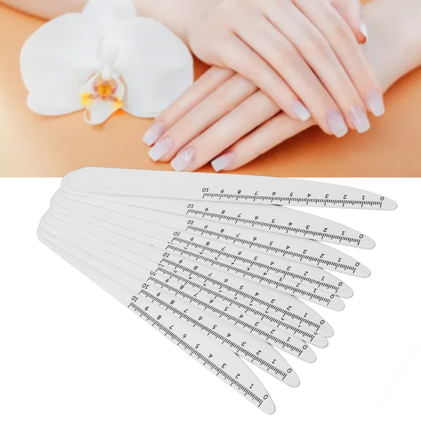 Lima de uñas de doble cara herramienta de manicura de pulido juego de limas de uñas lavable graduada reutilizable para mujeres para salón en casa ANGGREK Otros