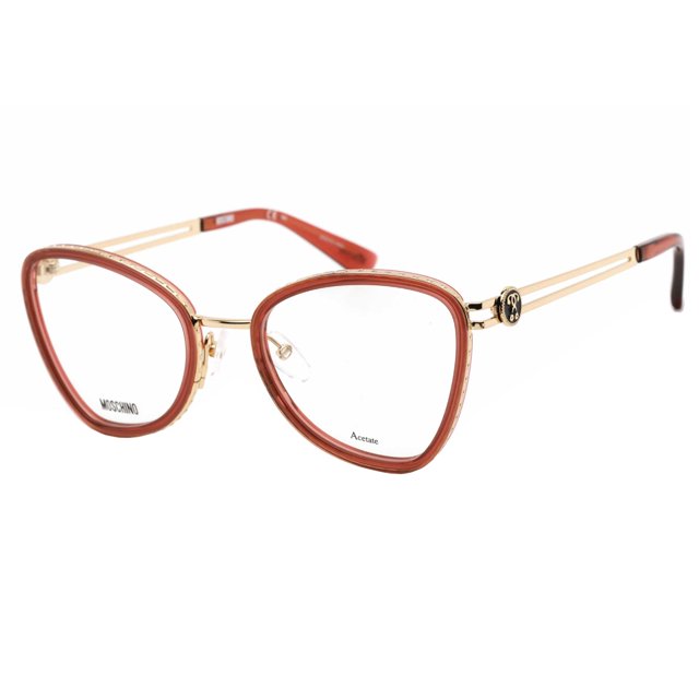 Moschino MOS584 0LHF 00 Women's Burgundy Full-Rim Frame Eyeglasses