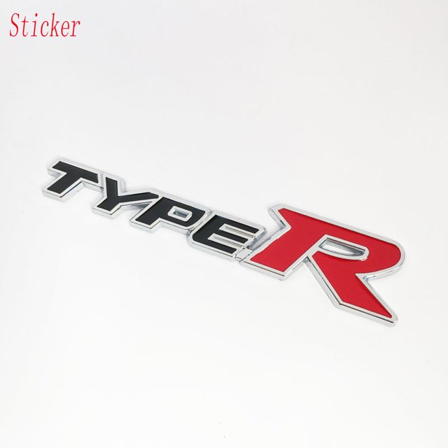Fender 3D Metal TYPER Logo Coche Guardabarros Lateral Emblema Insignia Calcomanía Trasera Parachoques Tronco Pegatina Para Honda huangjie unisex