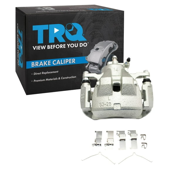 TRQ Front Left Brake Caliper w/Bracket Drivers Side Compatible with 2007-2018 Lexus ES350 2008-2018 Toyota Avalon 2007-2017 Camry