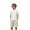 White and Khaki, variant on Arshiner Boy's 2 Pieces Linen Set Casual Henley Shirts Short Sleeve Beach Shorts Summer Shorts Outfits