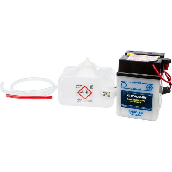 Fire Power Battery W/ACID Compatible With Honda XL125 1974-1978