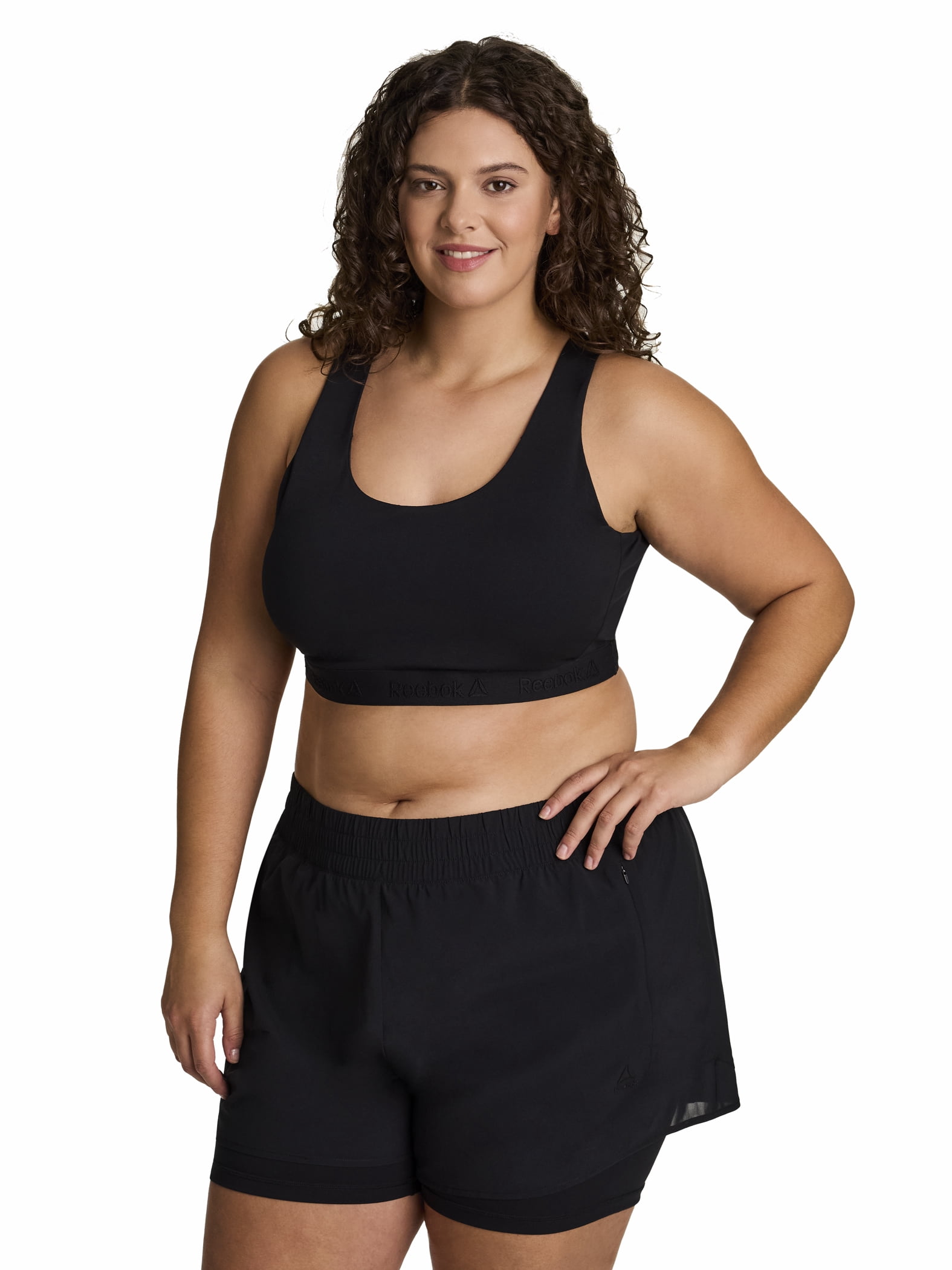 Reebok Women's Endurance Bra with Medium Impact and Removable Cups ,Sizes XS-4X