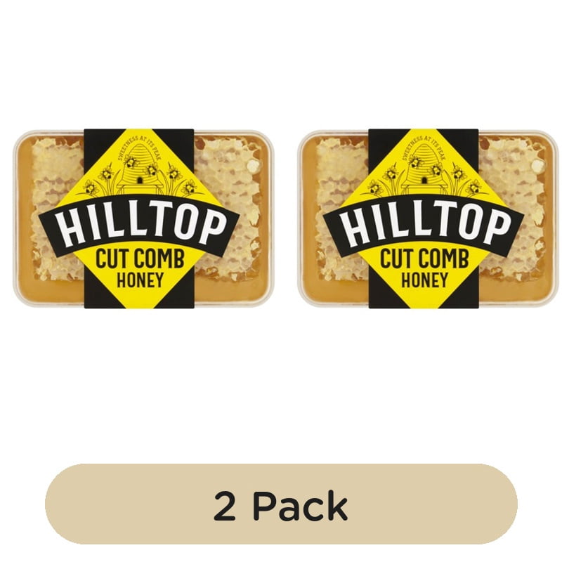 Hilltop Cut Comb Honey 200g, British Import (Pack of 2)