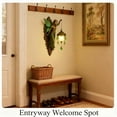 thumbnail image 4 of Hometravel Vintage Mermaid Wall Sconce Lamp, Retro Style Sea Themed Lantern with Glass, Antique Design Wall Light for Bedroom and Hallway, Decorative Sconce for Ambient Lighting and Decor, 4 of 8