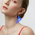 thumbnail image 5 of Boucles d'Oreilles Série Règle Triangle Mathématique et Bord Droit, 5 of 5