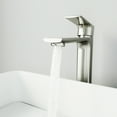 thumbnail image 5 of VIGO Norfolk Single Handle Single-Hole Bathroom Vessel Faucet in Brushed Nickel, 5 of 10