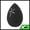 Black, variant on Unique Bargains 1 Pc Floral Face Makeup Sponge for Bedrooms Black
