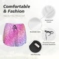 thumbnail image 6 of Haiem Fun Rainbow Women's 2 in 1 Running Shorts - Lightweight Athletic Workout Gym Yoga Breathable Sports Shorts Liner with Phone Pockets-Small, 6 of 9