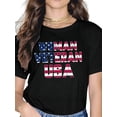 thumbnail image 1 of Camiseta patriótica "Veterana de EE. UU." - 100 % algodón, informal, cuello redondo, manga corta, ideal para celebraciones de verano y ropa informal. Para adultos, hombres, mujeres, adolescentes, jóv, 1 of 7