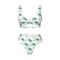 thumbnail image 4 of Daiia Turtle Women's Bikini Set Two Piece Swimsuit High Waisted Bikini Adjustable Straps Bikini Perfect for Beach, Pool, and Summer Vacation-Small, 4 of 9