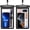 Black+Black, variant on 4 Pack 10.5“ Large Waterproof Phone Pouch - Underwater Clear Cell Holder - Universal Water Proof Dry Bag with Neck Lanyard for iPhone 16 Pro Max Samsung Galaxy with Heavy Case for Beach Swimming Pool