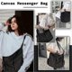thumbnail image 2 of Canvas Messenger Bag Large Hobo Crossbody Bag With Multiple Pockets Casual Shoulder Tote Bag For Women And Men, 2 of 5