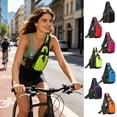 thumbnail image 1 of Bolsa bandolera Bandolera ligera Bolsa de pecho Bolsa de hombro de nylon Viajes al aire libre Desplazamientos al aire libre Diseño casual antirrobo Bolsillos múltiples Unisex, 1 of 6