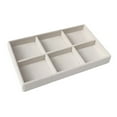 thumbnail image 2 of Multipurpose Jewelry Tray Organizer Drawer Inserts Container Flocking Cloth Large Capacity Bracelet Display Holder for Buttons Brooch Beads , Style C, 2 of 10