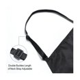 thumbnail image 5 of Delantal de cocina Yashi 2 piezas Impermeable Resistente al Aceite Negro 88 x 68 cm, 5 of 5