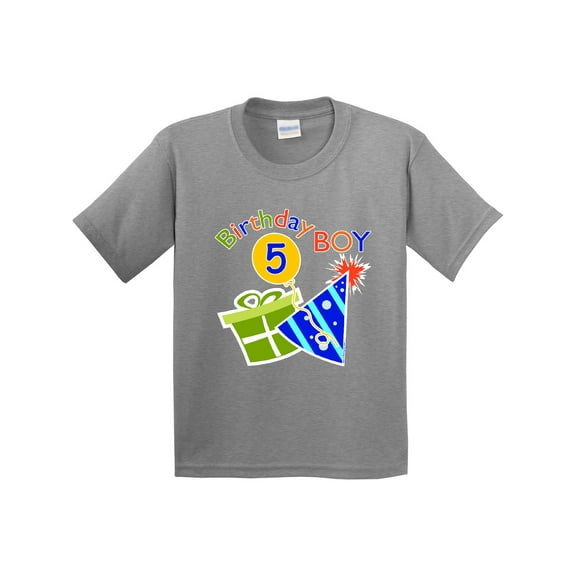 Inktastic Birthday Boy 5th Birthday Youth T-Shirt