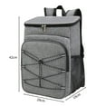thumbnail image 2 of Large Insulated Thermal Cooler Bag Waterproof Cooler Backpack for Camping Picnic Grey, 2 of 7