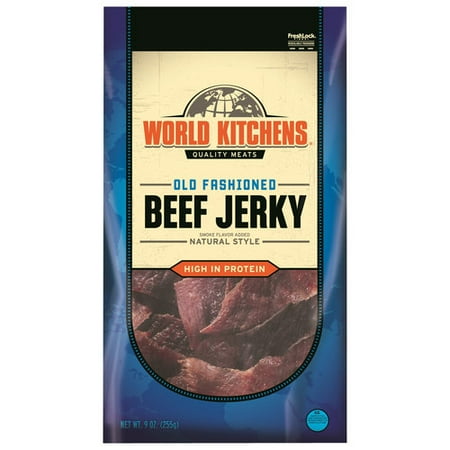 World Kitchens Natural Style Old Fashioned Beef Jerky, 12 oz - Walmart.com