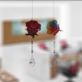 thumbnail image 3 of Paquete de 2 diamantes pintura DIY ventana ornamento cristal candelabro viento carillón colgante para el jardín del hogar Ormromra CPB-US-DYP1170-9, 3 of 5