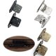 thumbnail image 3 of Paquete de 4 bisagras de cierre automático, bisagras superpuestas de 270 grados, bisagras de cromo pulido para muebles y gabinetes, bisagras empotradas para gabinetes de cocina con tornillo (negro), 3 of 5