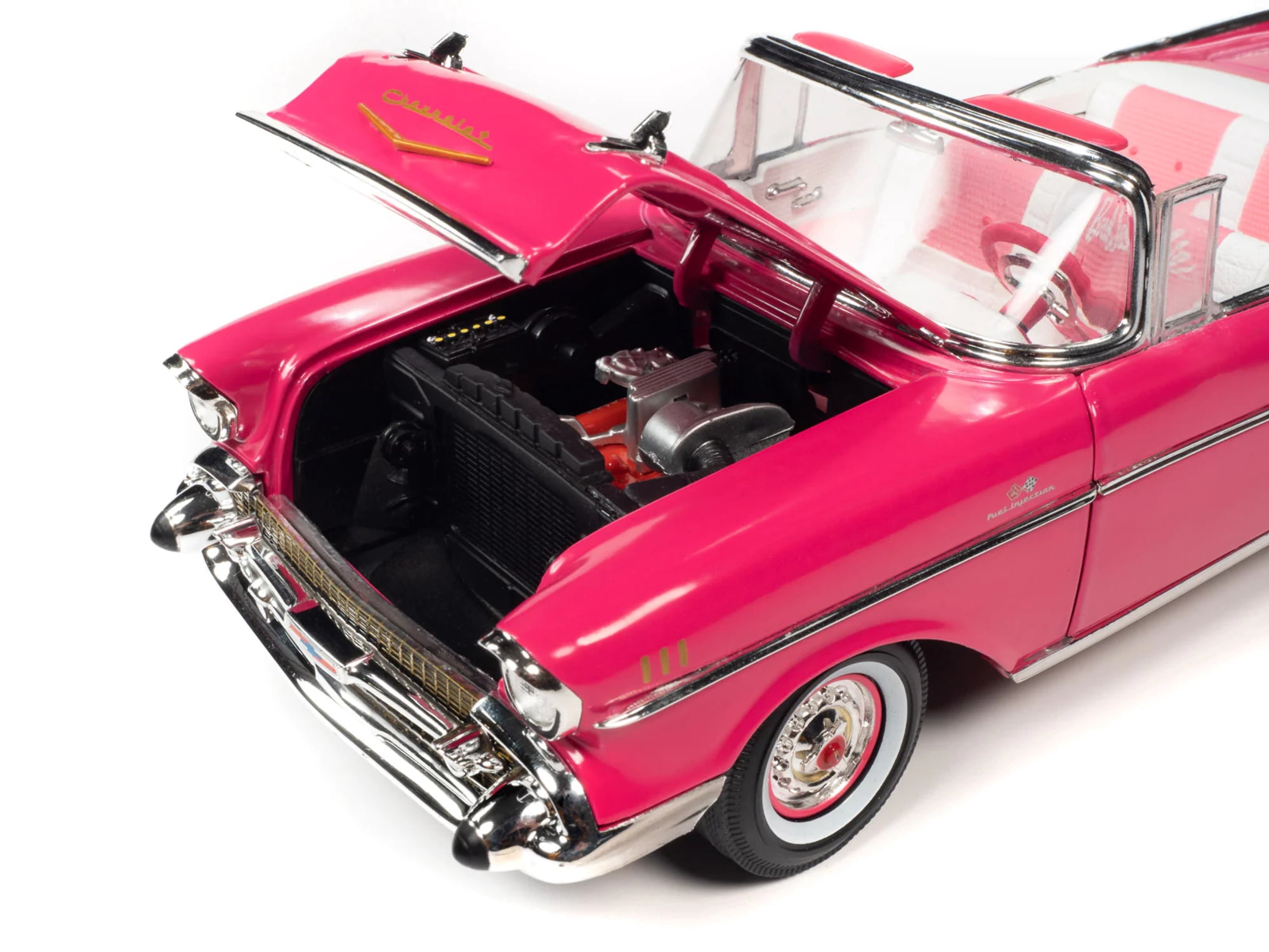 1957 Chevrolet Bel Air Convertible, Pink Barbie, Silver Screen