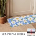 thumbnail image 3 of Blue Daisy Flower Green Leaves Pattern Door Rugs,Washable Non Slip Door Mats Indoor,Decorative Door Mats,Entry Mat Indoor for Entrance,Bedroom,Kitchen,Bathroom,16"x47", 3 of 6
