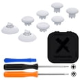 thumbnail image 2 of eXtremeRate EDGE Sticks Interchangeable Thumbsticks for Xbox Core Controller, Robot White Swappable Analog Stick Joystick for Xbox One S/X, Xbox Elite V1 , for Nintendo Switch Pro Controller, 2 of 10