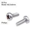thumbnail image 2 of Unique Bargains M2.5x6mm Vis Machine Pan Phillips Cross Head Vis Fixations Boulons 30Pcs, 2 of 3