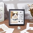 thumbnail image 5 of Pet Memorial Picture Frame Wooden Pet Photo Frame Stand with 5pcs Display Paper Pet Sympathy Keepsake Photo Frame Cat Dog Sympathy Picture Frame Wood Gift Frame for Dogs Cat Pets Passed, 5 of 6