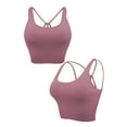 thumbnail image 7 of YouLoveIt Women Yoga Tops Yoga Vest Ring Sling Vest Active Wear Tops Vest Yoga Sleeveless Fitness Jogging Yoga Tank Top Women Padded Sports Bra, 7 of 7