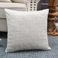 thumbnail image 3 of Home Soft Things Textured Velvet 4 Piece Throw Pillow Cover Set - Gardenia - 20" x 20", 3 of 7