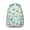 Greenish-blue-53, variant on Abstract unicorn and floral design backpack with rainbow clouds and stars, mystical and cute theme for school Student, breathable padded straps and large storage