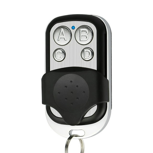 TFixol Télécommande 433MHz Copie Métal Clonage Télécommandes 4 Boutons Clonage Clé Porte-Clés Garage Duplicateur Télécommande Clé Porte-Clés avec Protection